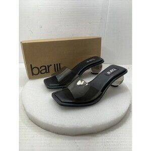 Bar lll Cayymen Ball Heel Sandals, Black, Women Size 5.5M Item#756